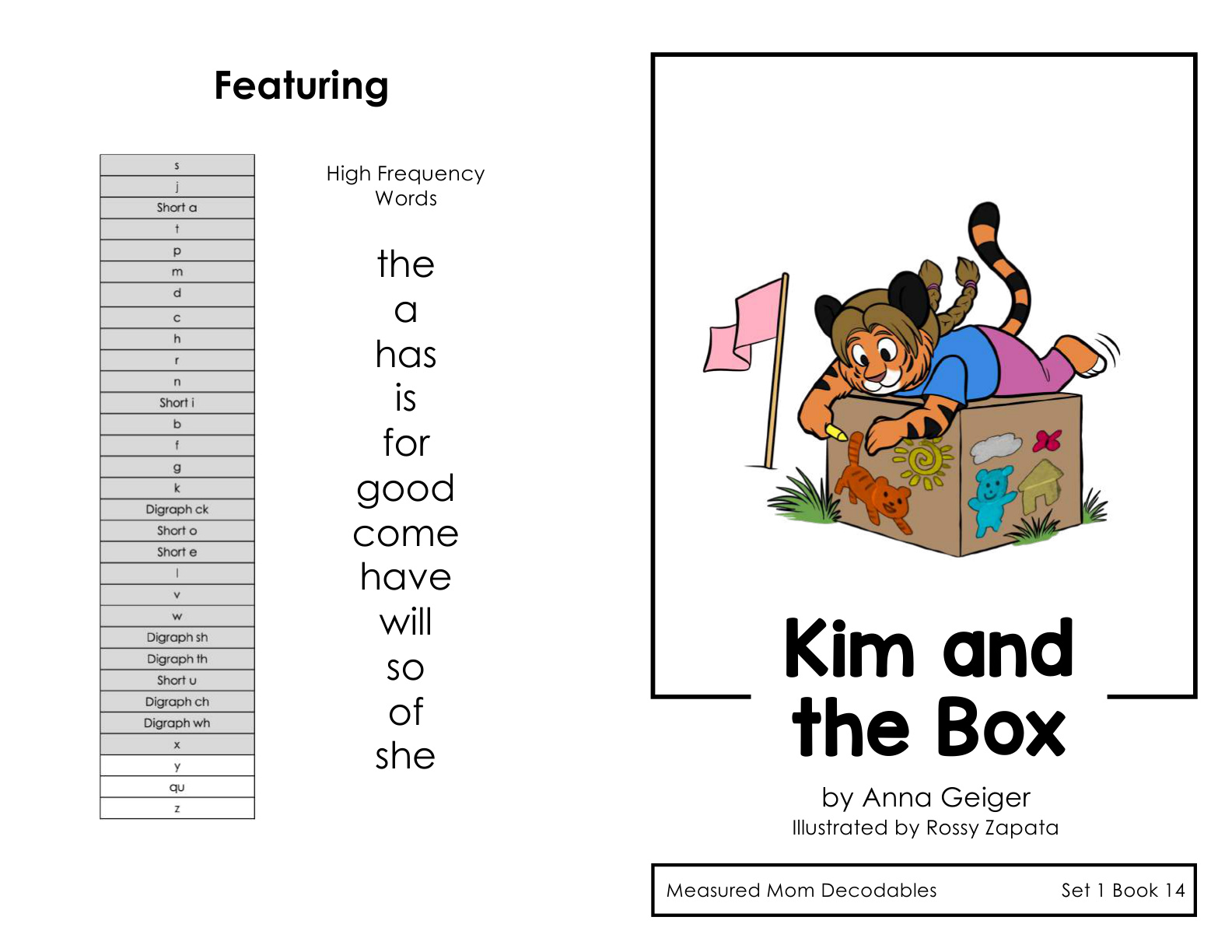 Decodable Book 21 - Kim and the Box